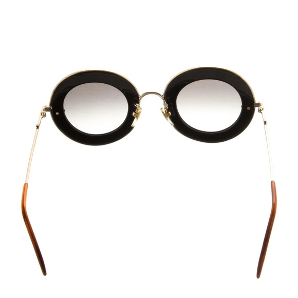 GUCCI L'Aveugle Par Amour Bee Accent Round Sunglasses - Picture 8 of 8